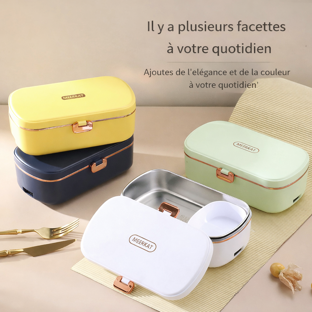 Boîtes à déjeuner électrique en acier inoxydable
