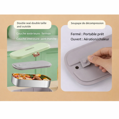 Boîtes à déjeuner électrique en acier inoxydable
