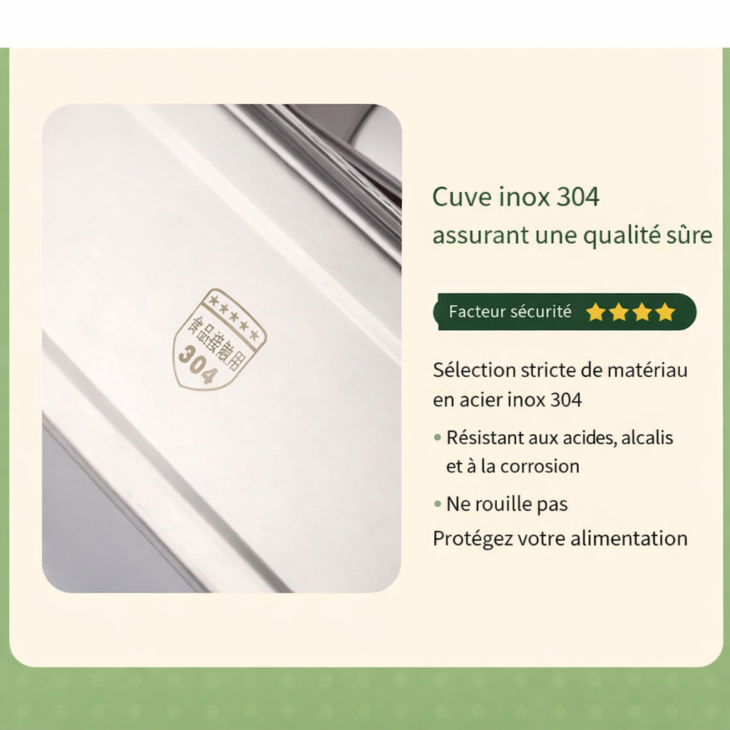 Boîtes à déjeuner électrique en acier inoxydable